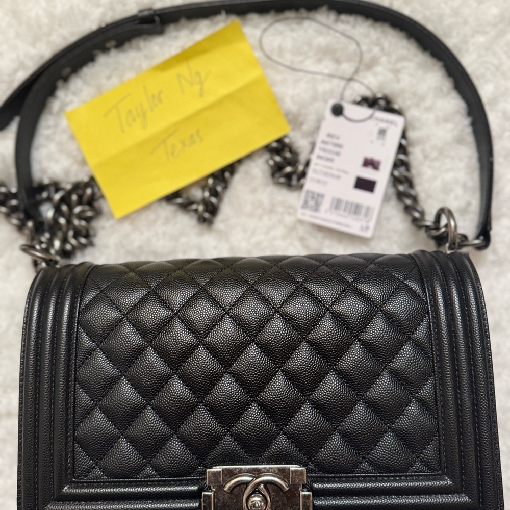 Chanel Black Quilted Leather Shoulder Bag